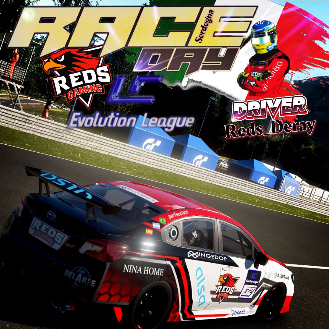 Reds Gaming GT (@redsgaming_gt) on Twitter photo ๐ ยก๐๐ผ๐พ๐ ๐ฟ๐ผ๐! ๐
๐| #LCEvolutionLeague
<a href="/community_lc/">LC Community</a>
๐ฅ | 23h
๐ฆ
| <a href="/deraydls/">REDS_Deray7</a>
๐ | Subaru Gr.4
๐จ | <a href="/dj_nanu_/">โ๐ผ๐ป๐_โ๐๐๐ฆ</a>
๐ธ | <a href="/deraydls/">REDS_Deray7</a>
๐ | Serdegna
๐ฅ๏ธ | twitch.tv/yecaster?sr=a
@Redsgaming_esp
#GoReds ๐ฆ
๐ด
@Thegranturismo #GT7 ๐ ยก๐๐ผ๐พ๐ ๐ฟ๐ผ๐! ๐
๐| #LCEvolutionLeague
<a href="/community_lc/">LC Community</a>
๐ฅ | 23h
๐ฆ
| <a href="/deraydls/">REDS_Deray7</a>
๐ | Subaru Gr.4
๐จ | <a href="/dj_nanu_/">โ๐ผ๐ป๐_โ๐๐๐ฆ</a>
๐ธ | <a href="/deraydls/">REDS_Deray7</a>
๐ | Serdegna
๐ฅ๏ธ | twitch.tv/yecaster?sr=a
@Redsgaming_esp
#GoReds ๐ฆ
๐ด
@Thegranturismo #GT7