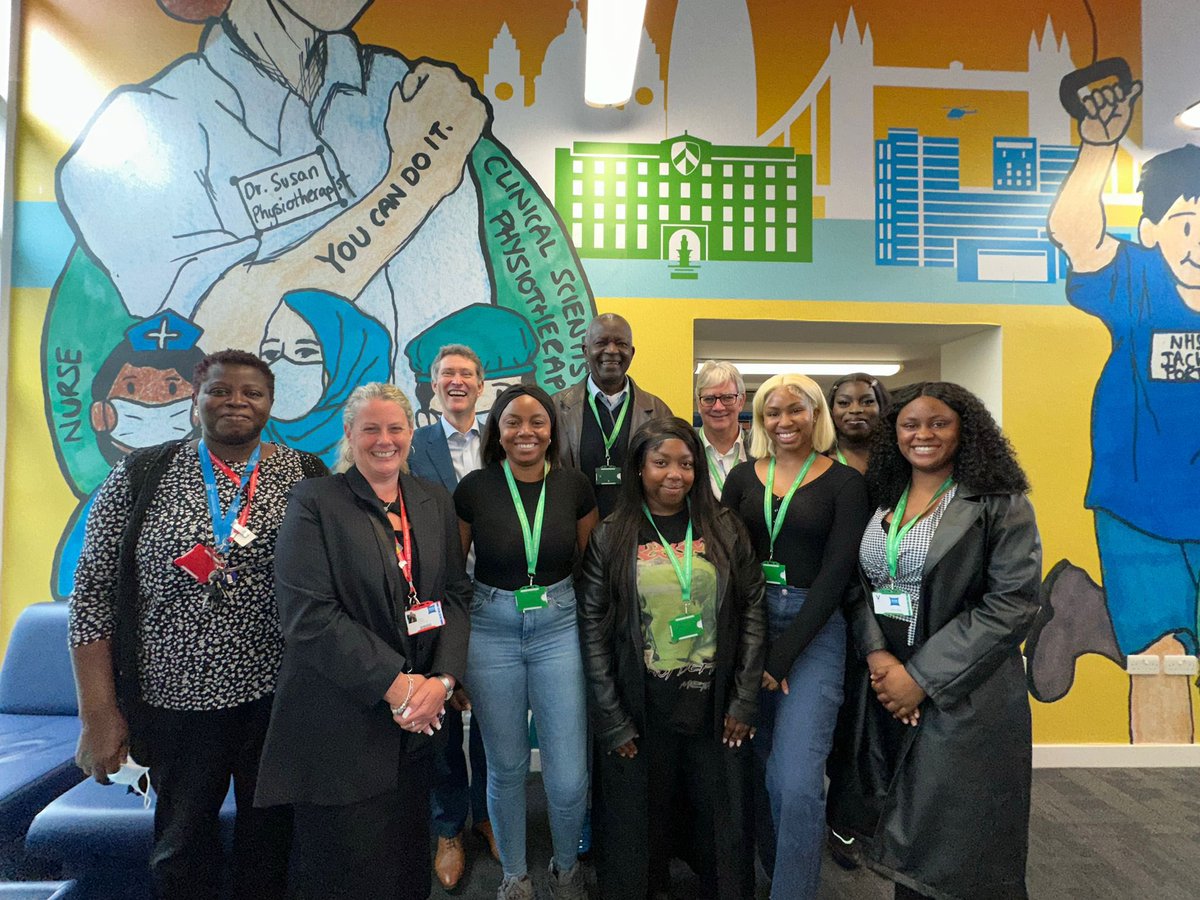Thank you to Clyde Williams Non-Executive Director for board level ideas. It was a pleasure having you visit us at the Newham Hub