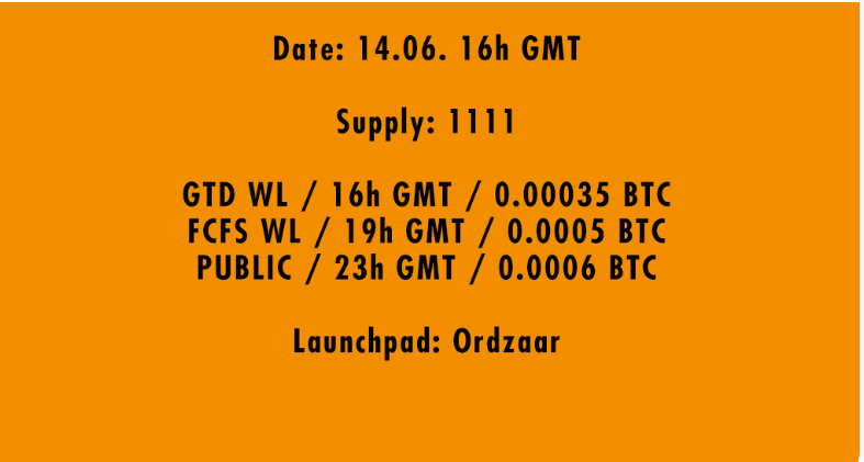 1111 Etchlings etching Runes A community ready for the future and the next wave of Rune and Ordinals adoption. 

We are giving out 5 x WL

To enter
1, Follow <a href="/dudulabNFT/">DuDu</a> <a href="/EtchlingsBTC/">Etchlings</a> 
2, Like and rt
3, Leave your bc1p address