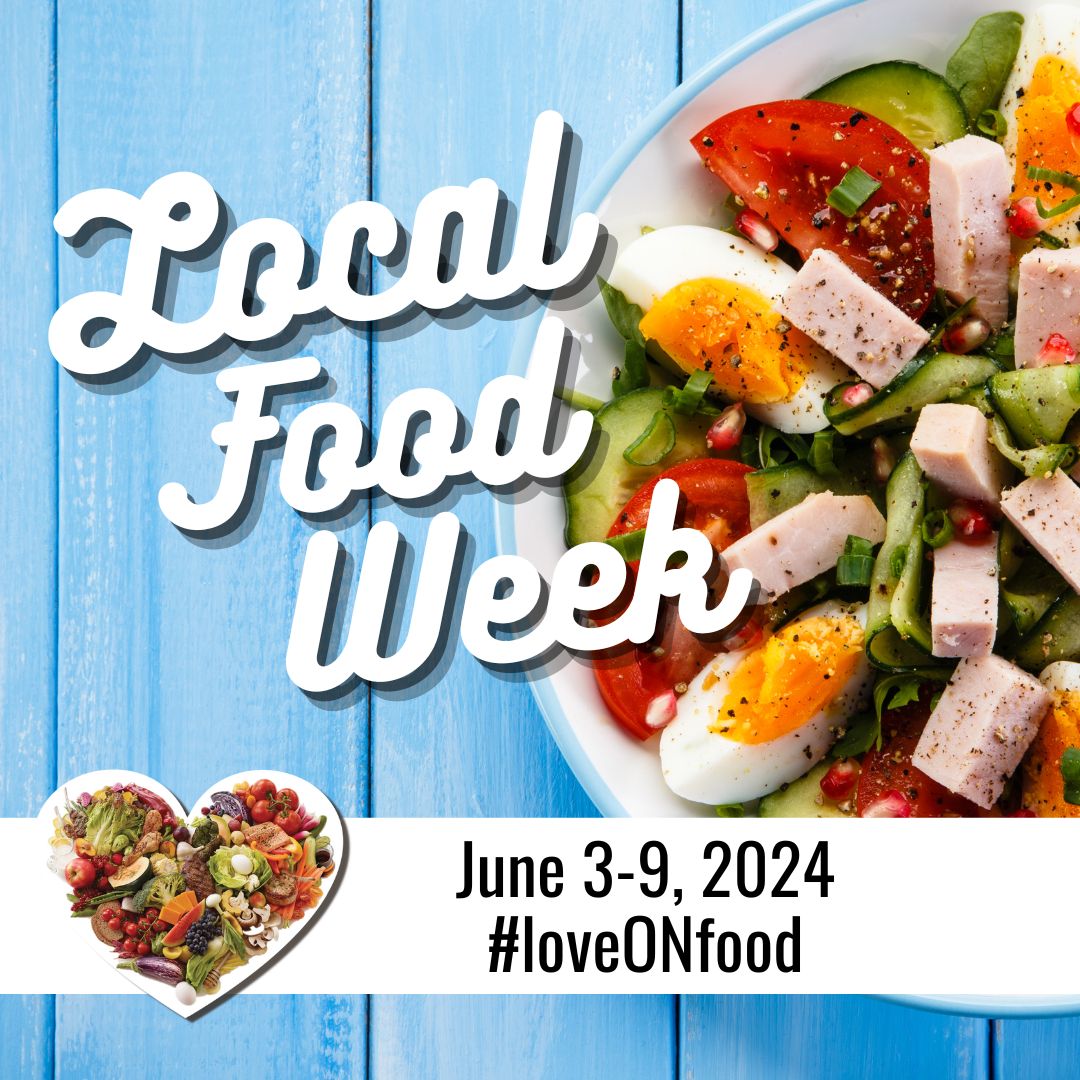 Happy #localfoodweek! Make sure to buy local and support the hardworking farmers who grow and raise fresh, healthy food for all.  Check out farmfreshontario.com/ontario-farm-m… to find a farm selling directly to consumers near you. #LoveONfood #ontag 🥗🥓🥚