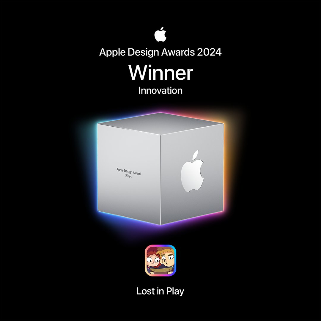 This is truly unbelievable! 🥲Such an amazing achievement for us to receive the Apple Design Award for Innovation! 

Thank you so much <a href="/AppStore/">App Store</a>!!! #WWDC24 🥳
