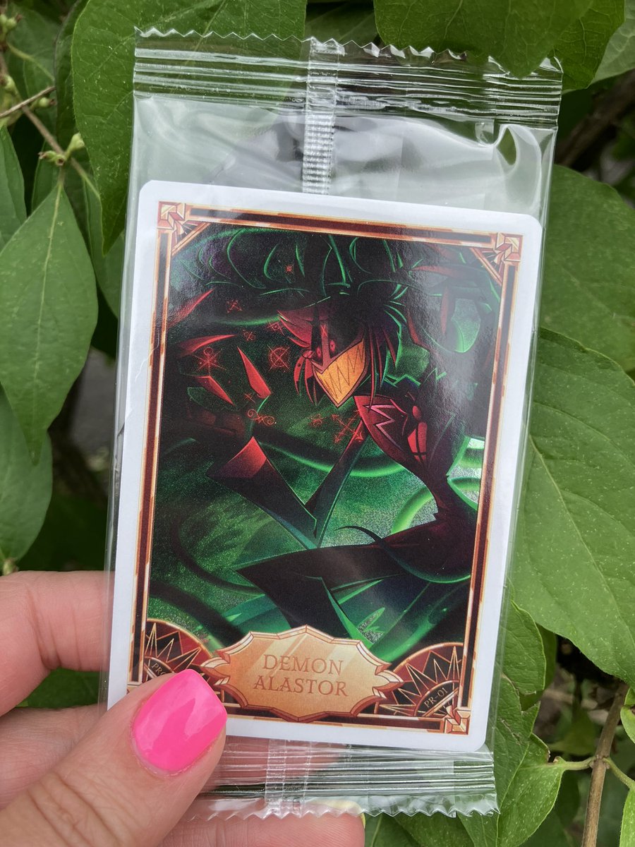 Wow! 🤩 There are nearly 2.2k of you here so I’ve decided it’s time for a special giveaway! One Demon Alastor card will be raffled away! 
Rules: You MUST be a follower! 
Like and Repost!
And! Add a comment as to what you imagine Alastor doing during the summer months~