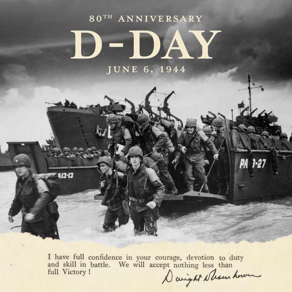 “Today is the 80th anniversary of D-Day, one of the great triumphs in our nation’s history. My eternal gratitude to everyone who served and sacrificed to make that day successful. Let’s strive to be worthy of them!” - Senator @JDVance1 🇺🇸