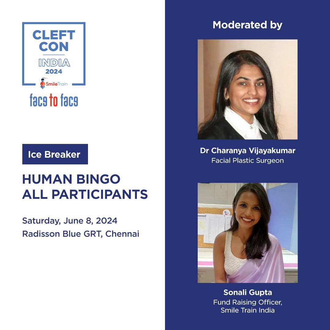 SmileTrainIndia's tweet photo. Get ready for a fun and interactive ice-breaking session at Cleft Con India 2024 on June 8th! Connect, engage, and get to know each other as we kick off the event with excitement and enthusiasm.

#CleftConIndia #SmileTrainIndia #CleftCommunity https://t.co/qPgeZuJoa9