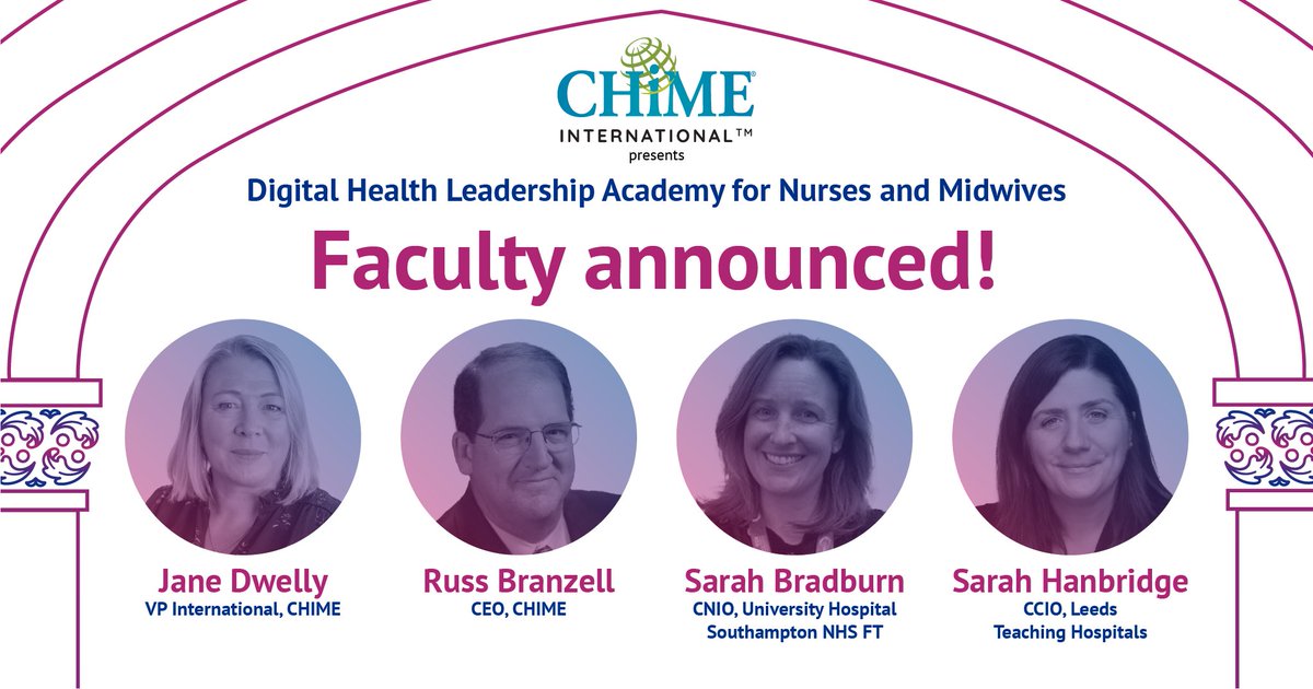 Jane Dwelly (@janedwelly) on Twitter photo We'll soon be welcoming our sixth cohort of digital nurses and midwives to the @CHIME & <a href="/FNightingaleF/">Florence Nightingale Foundation</a> Leadership Academy. Check out our faculty and join us 1-4 July in Derbyshire: just a few places open and all welcome chimeinternational.org We'll soon be welcoming our sixth cohort of digital nurses and midwives to the @CHIME & <a href="/FNightingaleF/">Florence Nightingale Foundation</a> Leadership Academy. Check out our faculty and join us 1-4 July in Derbyshire: just a few places open and all welcome chimeinternational.org