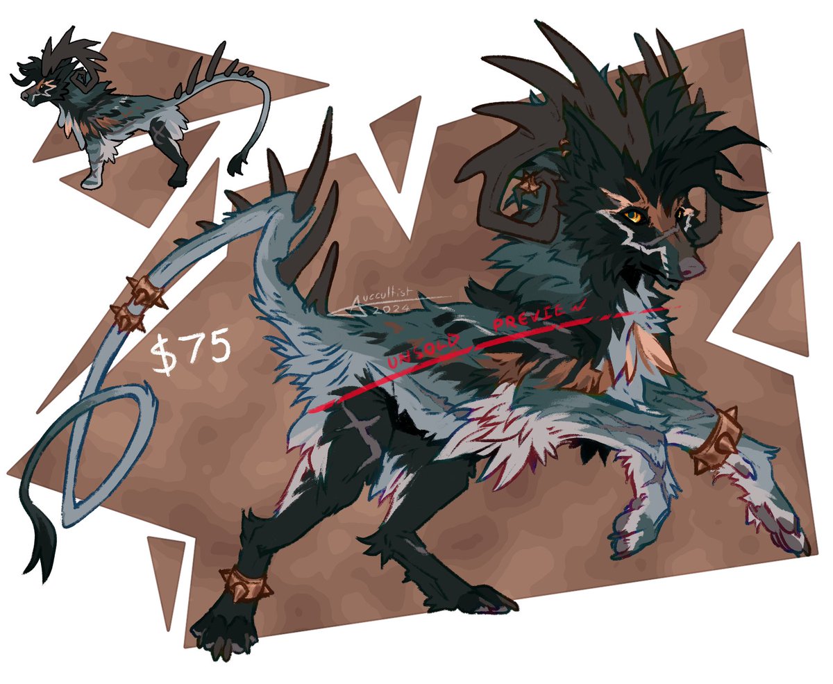 auccultist's tweet image. Here&apos;s an adopt up for sale!!
ko-fi.com/s/1869b2792f

#furryadopt #furryadoptable #furryart #furry #adoptable