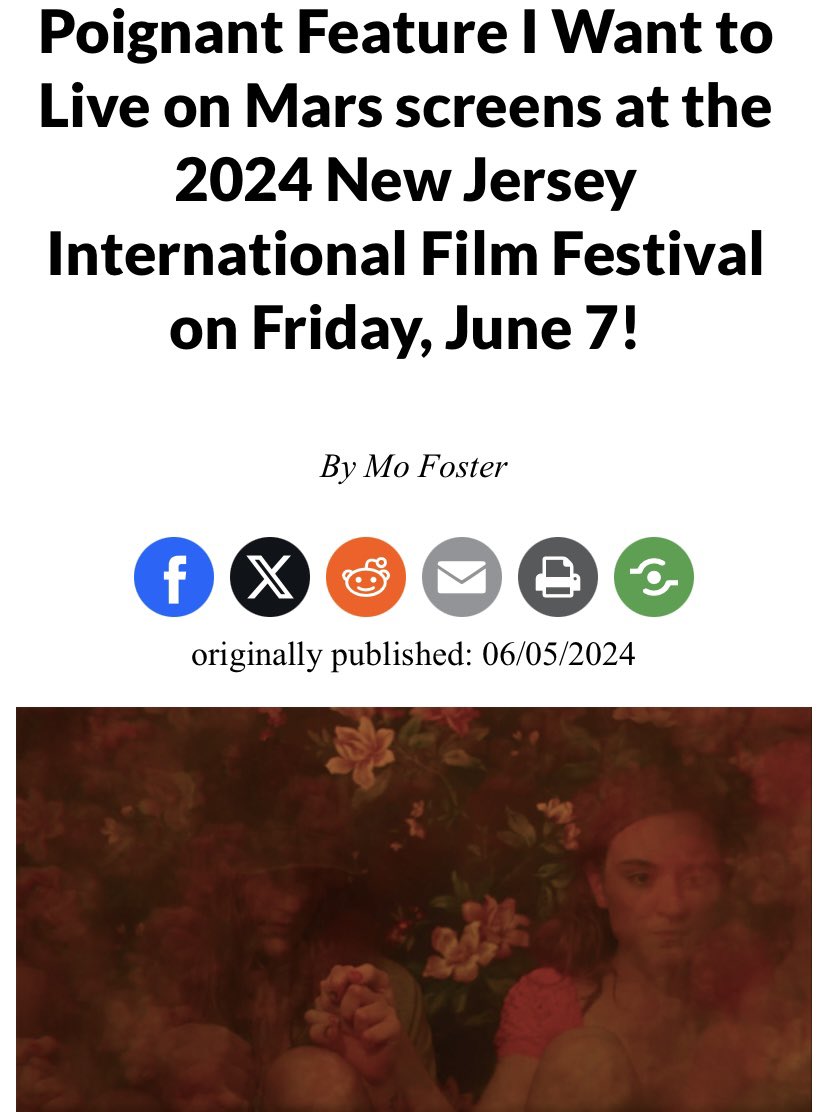 Here’s one more great review for <a href="/IwannalivonMars/">I Want To Live On Mars</a> by Mo Forster and New Jersey International Film Festival newjerseystage.com/articles/getar…