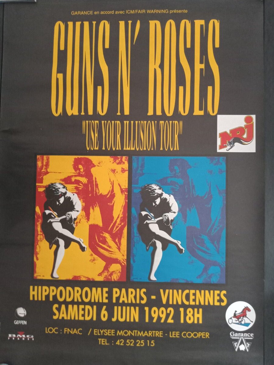 gnrfrance's tweet photo. C'était en ce moment il y a 32 ans !!! #GunsNRoses https://t.co/m1GoF2TM0z