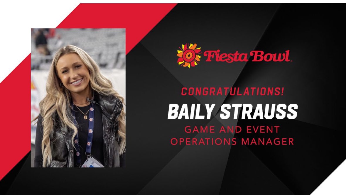 andyjshultz's tweet photo. Congratulations @bailystrauss on your promotion! This is awesome &amp; well-deserved!! @Fiesta_Bowl @RateBowl @BowlSeason #FiestaBowlCharities #MoreThanJustAGame https://t.co/vtfk5XaHQh
