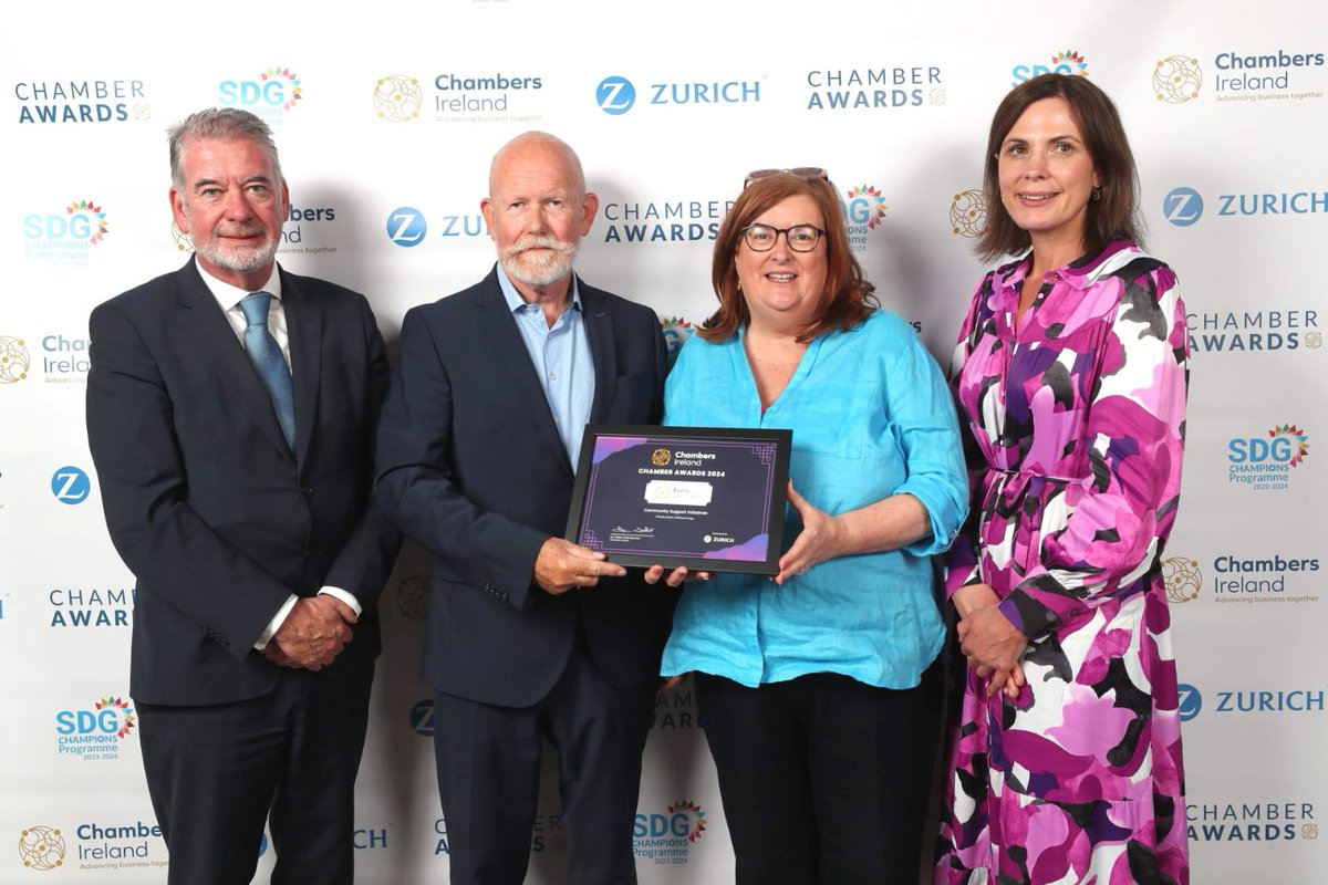 Chambers Ireland (@chambersireland) on Twitter photo The next category of the Chamber Awards is ‘Community Support Initiatives’.
Congratulations to <a href="/EnnisChamber/">Ennis Chamber</a> for being worthy winners with the ‘Climate Action Offshore Energy' project🏆
#ChamberAwards24 The next category of the Chamber Awards is ‘Community Support Initiatives’.
Congratulations to <a href="/EnnisChamber/">Ennis Chamber</a> for being worthy winners with the ‘Climate Action Offshore Energy' project🏆
#ChamberAwards24
