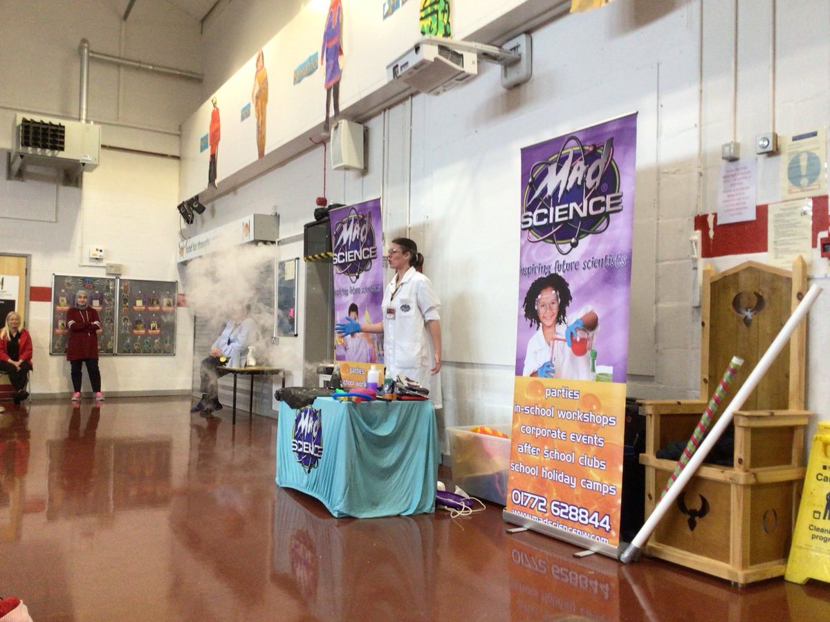 Wow! What a start to Science week at Phoenix Primary. We had “Erica Explosive” from Mad Science come into school and show us some fantastic investigations. The children and staff loved it and knew that “It’s not magic, it’s science!”