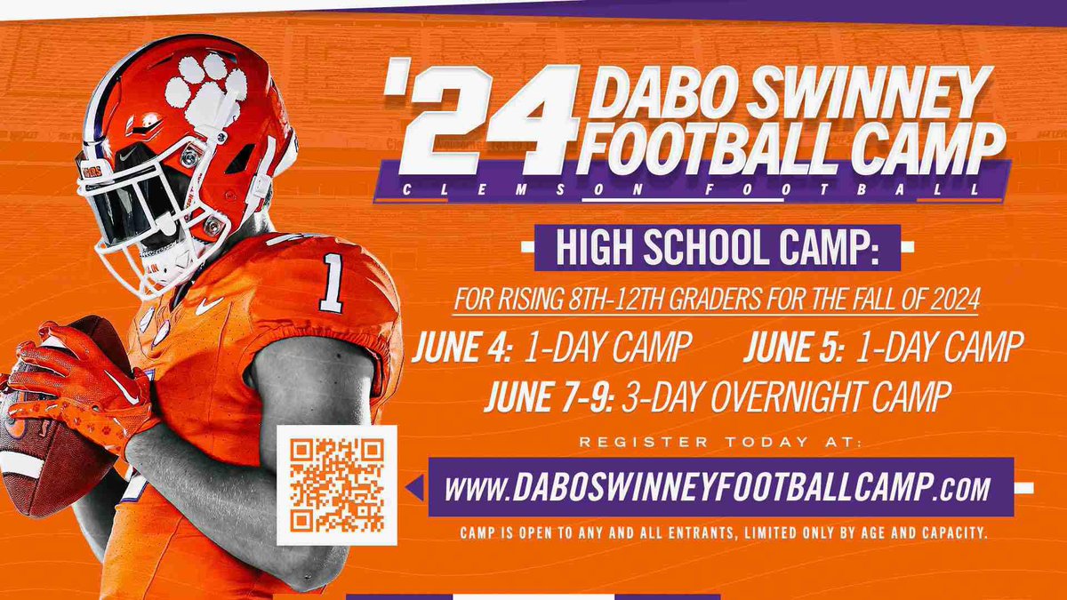 Jackson Veney (@jacksonveney34) on Twitter photo I will be at Clemson this week for the Dabo Swinney football camp. Excited to get to work and showcase my talents. <a href="/GACFootball/">GAC Football</a> <a href="/GACFBRecruits/">GAC Football Recruits</a> <a href="/NEGARecruits/">Northeast Georgia Recruits</a> I will be at Clemson this week for the Dabo Swinney football camp. Excited to get to work and showcase my talents. <a href="/GACFootball/">GAC Football</a> <a href="/GACFBRecruits/">GAC Football Recruits</a> <a href="/NEGARecruits/">Northeast Georgia Recruits</a>