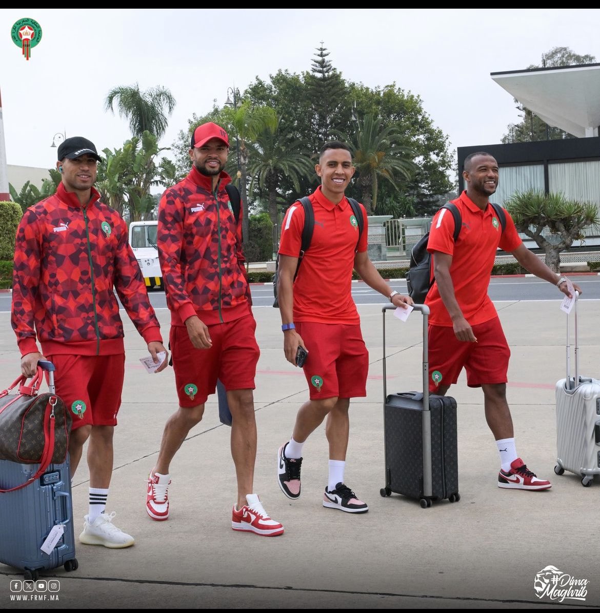enmarocfan's tweet photo. Départ de nos joueur direction Agadir ✈️#maroc #morocco #dimamaghrib https://t.co/8xFgAIu2ej