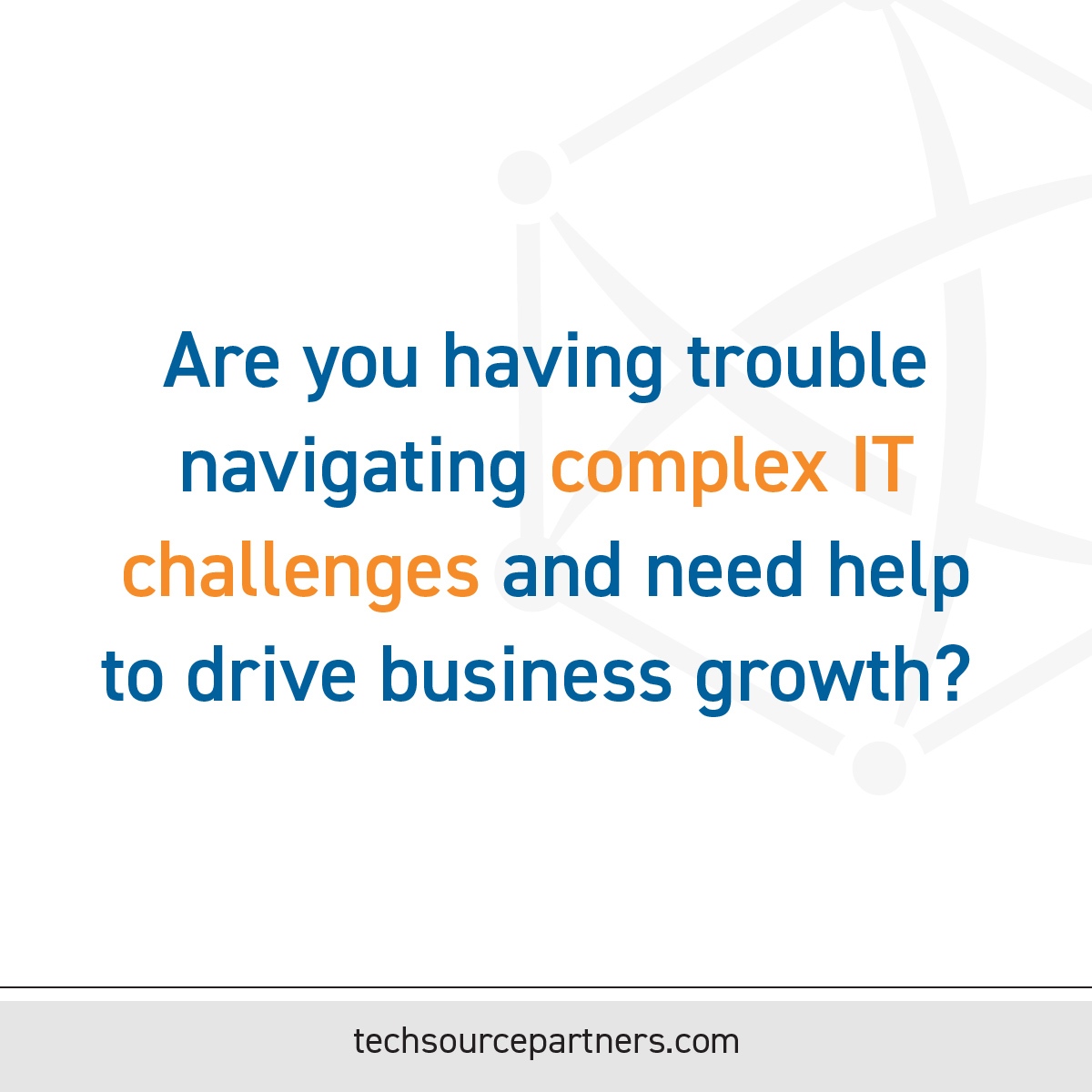 TeamTSP3's tweet photo. Are you having trouble navigating complex IT challenges and need help to drive business growth? As a top-notch IT consulting firm, TechSource Partners brings extensive experience, broad skills, and problem-solving abilities, aligning with your long-term goals. Contact us now t... https://t.co/XqmLCOEFCc