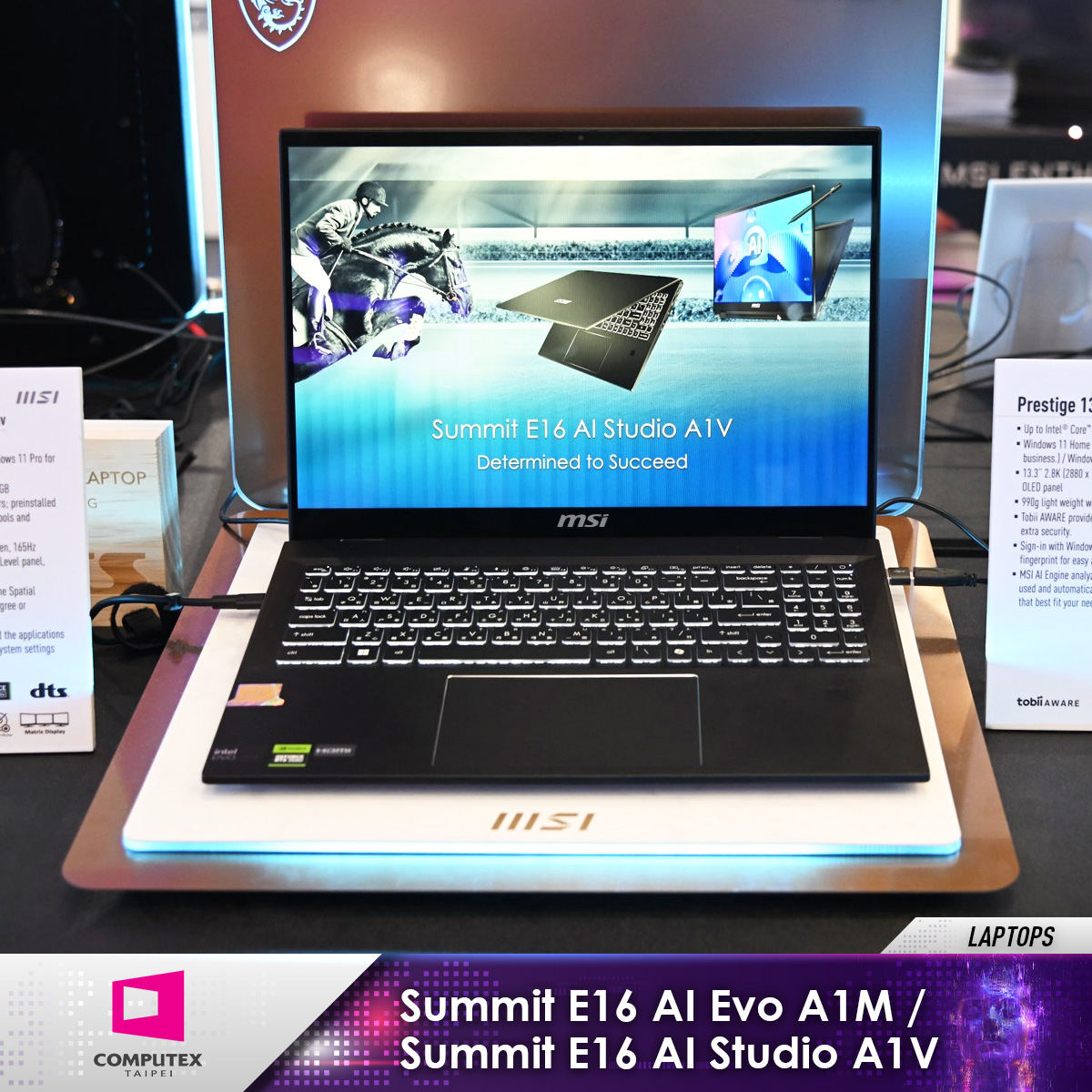 MSI__UK's tweet photo. Explore the latest Business &amp; Productivity series laptops at MSI COMPUTEX Booth #M0806. Come and see what we have for you! ✨
#MSIxComputex2024 #AIPC #Laptop https://t.co/169xWzi0GL