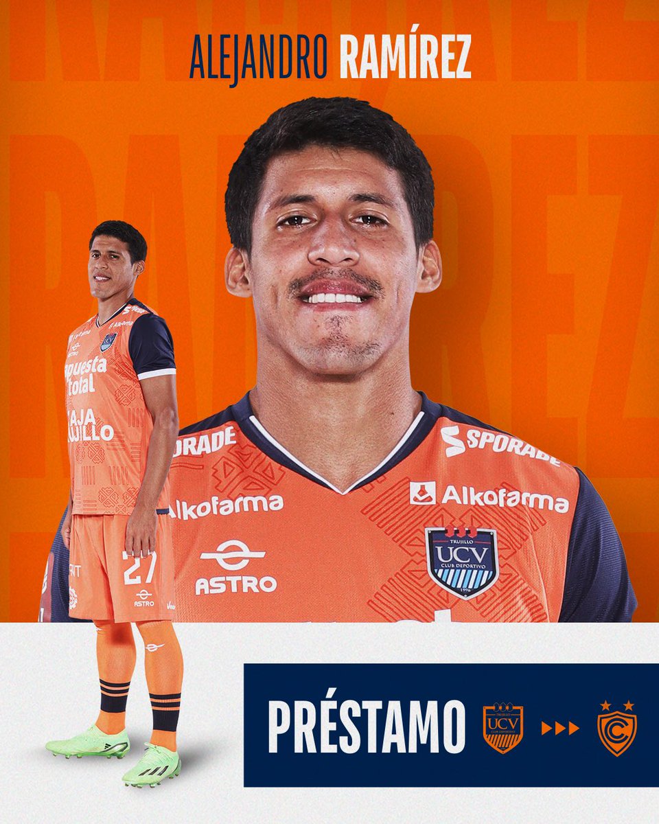 clubucv's tweet photo. 🫂 ¡Muchos éxitos Poeta!
🧡🙌🏻 #AlejandroRamirez, se va a préstamo hasta el final de temporada a @clubcienciano
🗣 ¡Fuerza Poeta, Fuerza Vallejo! 👏
#FuerzaVallejo #VallejoEsTrujillo #UnSoloCorazón https://t.co/LsZtYqvQyz