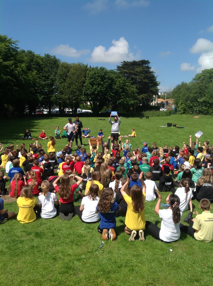 PennowethS's tweet photo. What a day we have had at Pennoweth! We were so lucky to have @enrichedu come in and deliver a Quidditch day for years 1 - 6. It was such an amazing and different sport. Congratulations to #Hufflepuff house (aka Trebah tribe) for winning! #quidditch https://t.co/NOAZT7TvsZ