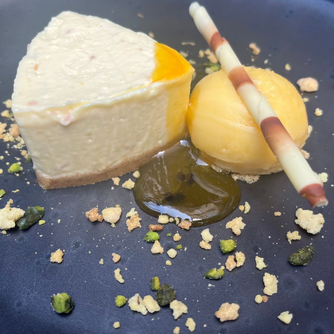 Gamba_Glasgow's tweet photo. Our Passionfruit, White Chocolate &amp; Coconut Cheesecake 🍰 White chocolate lovers are said to be playful, free-spirited, the life of the party, flirtatious, impulsive, generous, kind and nonjudgmental. Do you agree? 🤔 #whitechocolate #chocolate #sweet #chocolatelover  #desserts https://t.co/ZQaS6wZpf3