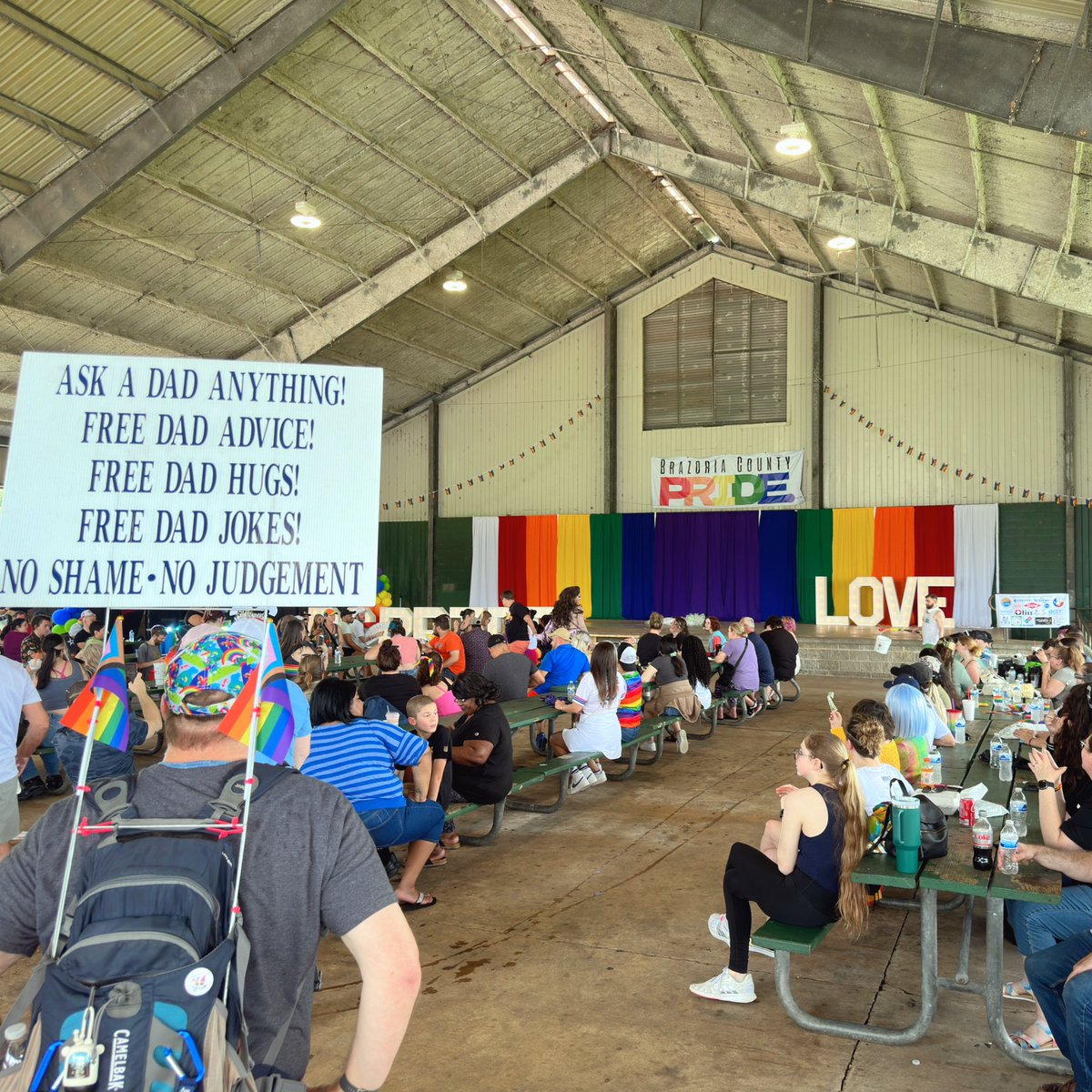 HoustonGaymers's tweet photo. BE WHO YOU AREEEEEE 🌈 What a way to start of the pride season! We’re so grateful to be part of this amazing community! Thank you @brazoriacountypride until next time 🫡 https://t.co/eRonJuksxj