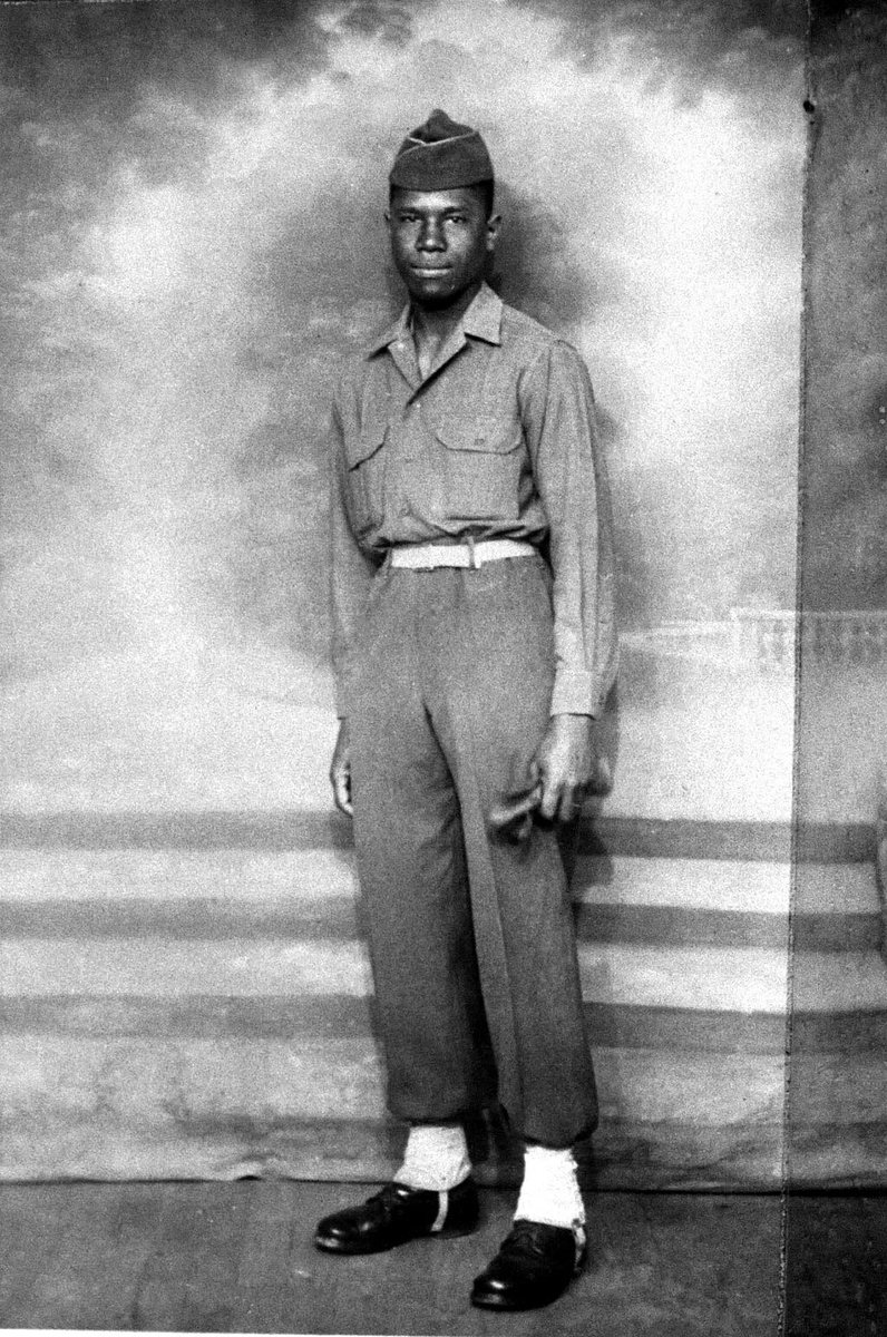 This young man participated in the June 1944 landings in Normandy.

His name was Medgar Evers.