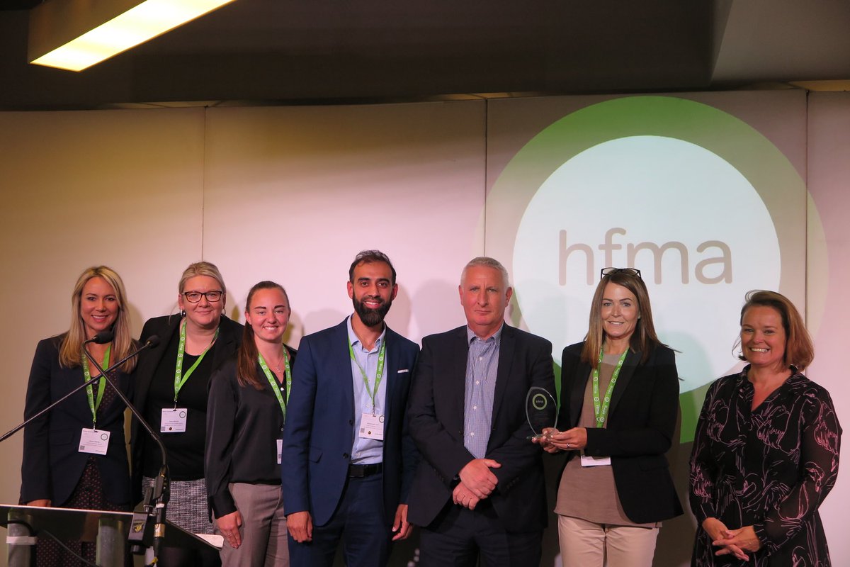 Huge congratulations to the winners of the #HFMANW24 Finance Team Award - Lancashire and South Cumbria NHS FT Finance <a href="/LscftF/">LSCFT Finance</a>! Very well deserved!