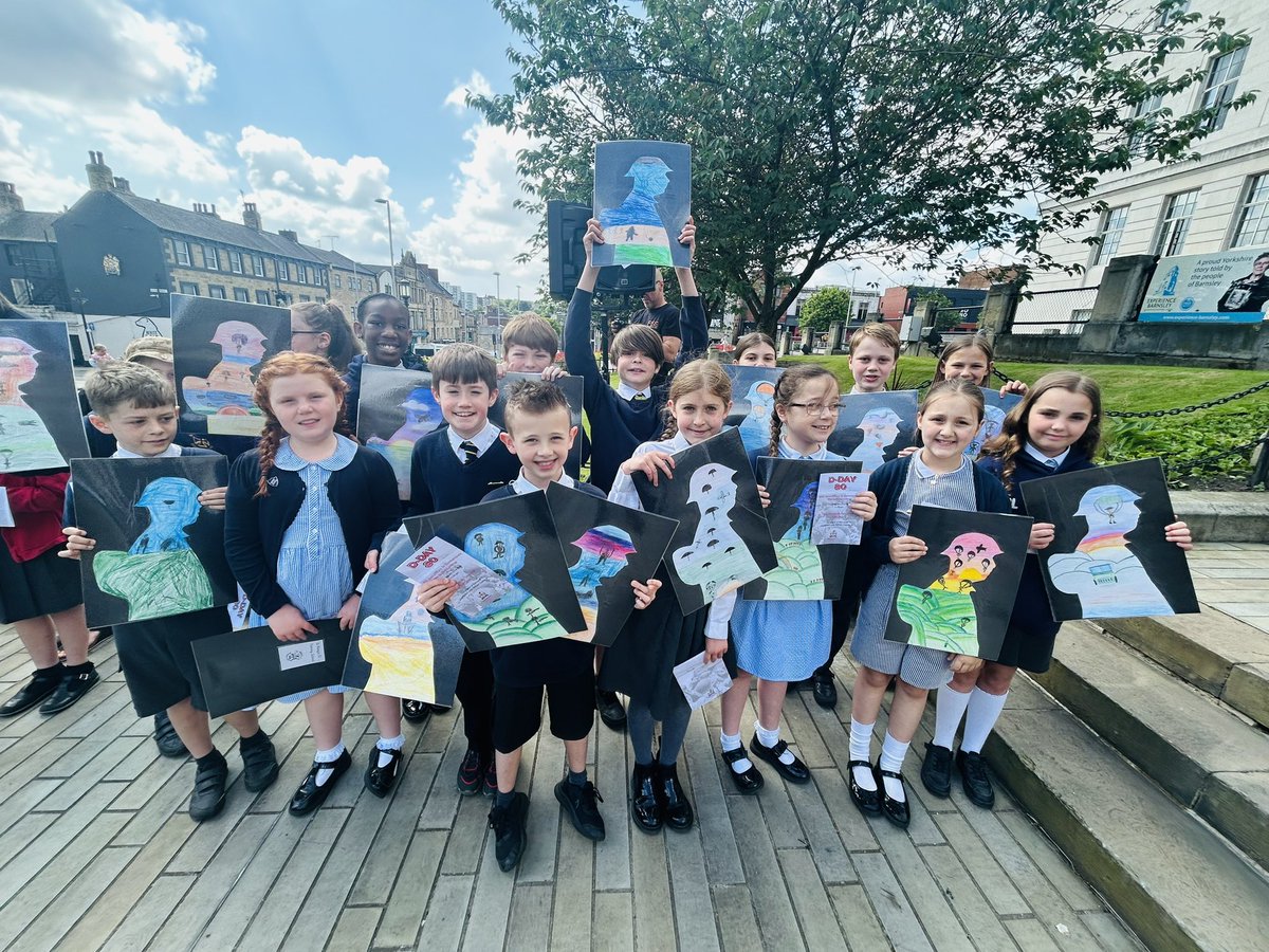 stmarysbarnsley's tweet photo. Today we mark 80 years since the D-Day landings. We remember those who served our country and sacrificed their lives for our future. https://t.co/yR5Eu7NwCd