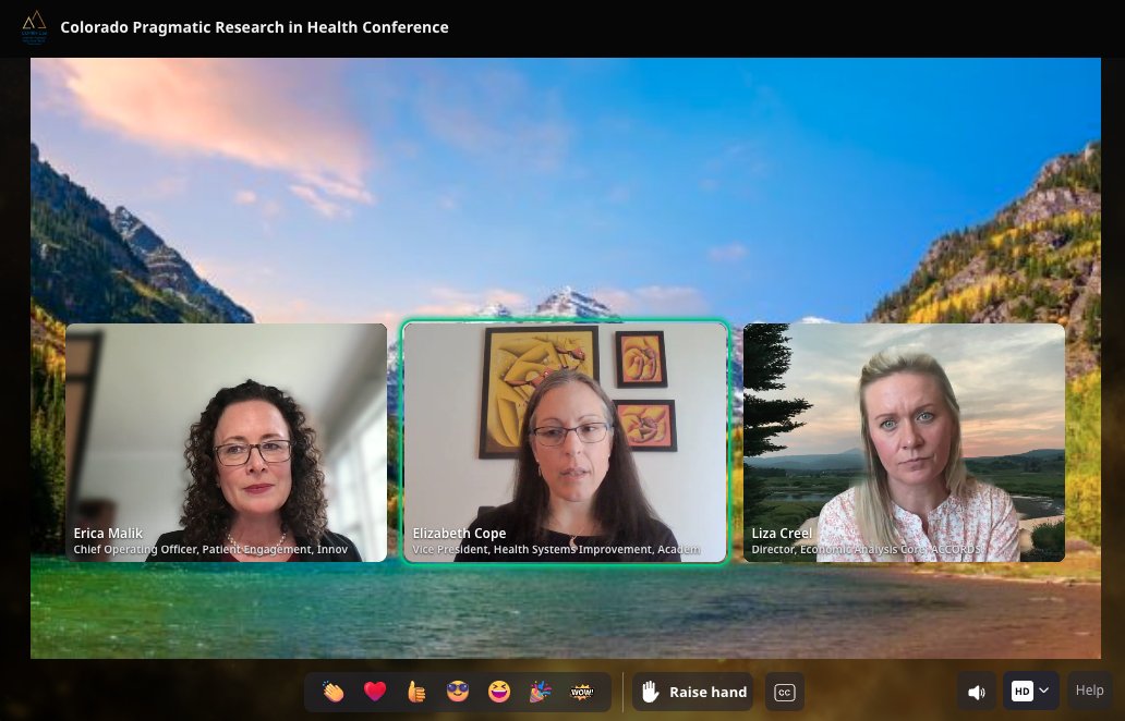 ACCORDS - Health Research (@accordsresearch) on Twitter photo We started day 2 of <a href="/CoprhCon/">COPRH Con</a> with Elizabeth Cope, PhD, MPH, Erica deFur Malik, MTS, and Liza Creel, PhD. Thank you for an insightful conversation!  <a href="/edefurmalik/">Erica</a> @LMCreel_PhD We started day 2 of <a href="/CoprhCon/">COPRH Con</a> with Elizabeth Cope, PhD, MPH, Erica deFur Malik, MTS, and Liza Creel, PhD. Thank you for an insightful conversation!  <a href="/edefurmalik/">Erica</a> @LMCreel_PhD