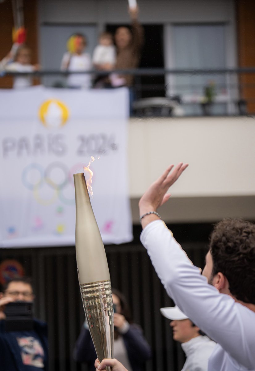 pacofoot's tweet image. Hier, autour de la flamme en Loire Atlantique 🔥 #paris2024 #relaisdelaflamme @Paris2024
