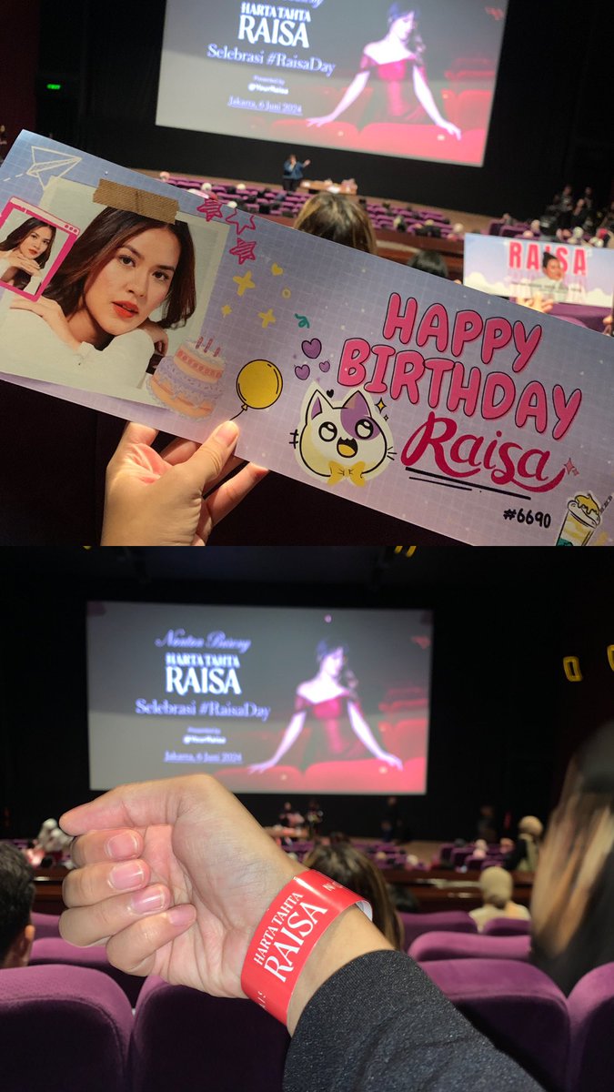 ichafasa's tweet photo. Yaya hbd.. ini kado dari akuuu nonton filmnya #HartaTahtaRaisa #RaisaDay @raisa6690
love sekulkas ๐ฅณ๐ซถ๐ป
yuk konser lagi yuk! https://t.co/zAbpsIpdu9