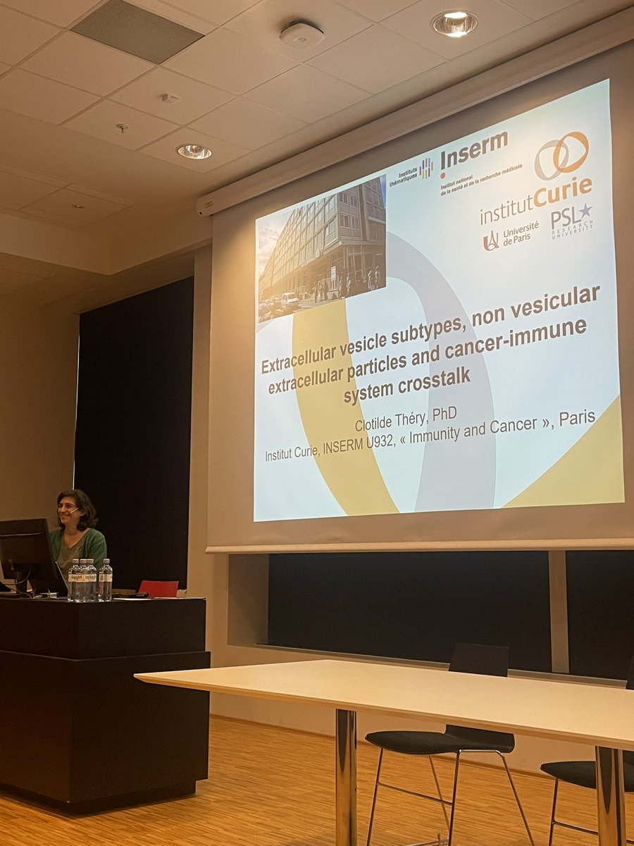 NOR_EVs's tweet photo. It was a huge honor to be visited by Prof. Clotilde Théry in Oslo today! She gave no less than two talks, first at the annual NOR-EV meeting, then later at the CanCell seminar. Thank you and welcome back🙏🏼☺️ @Oslounivsykehus @UniOslo #norev2024 #misev #cancell https://t.co/2Wtx2mcIu4