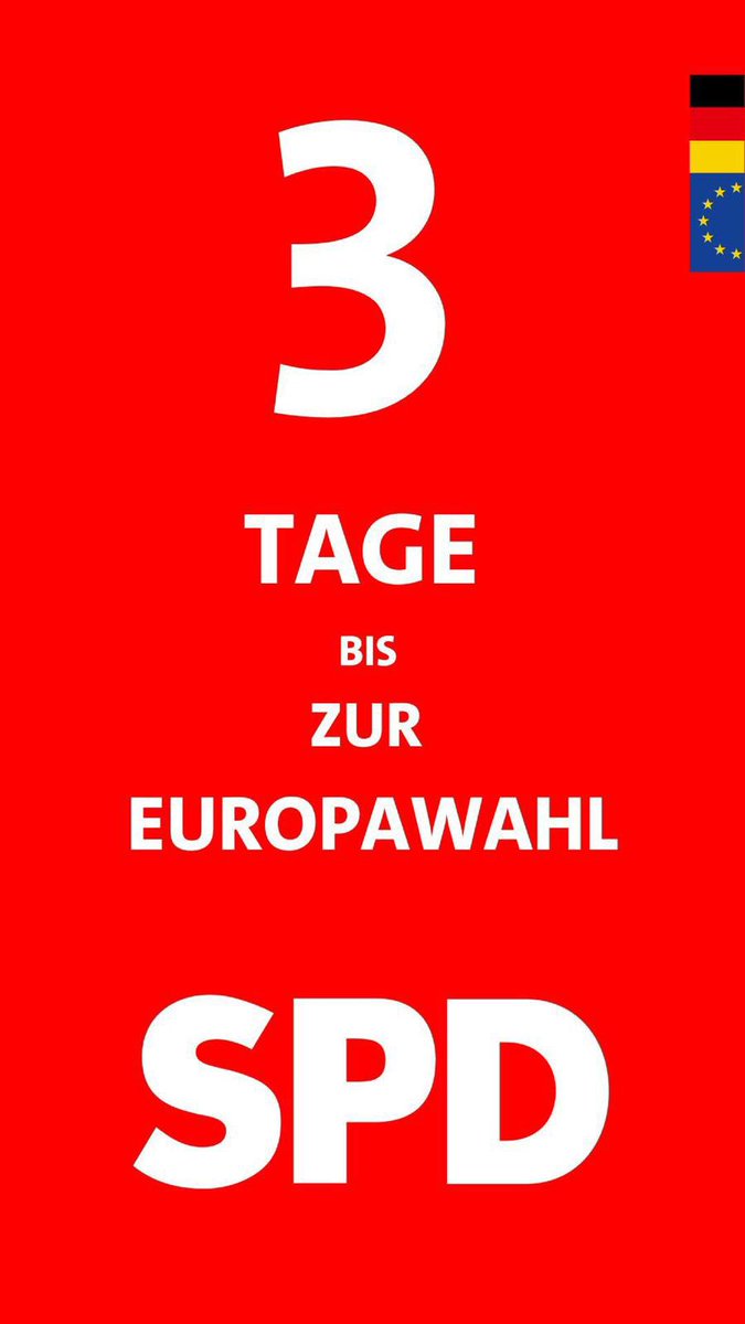 SPDErkrath's tweet photo. Dran denken. Am Sonntag 9. Juni 2024 SPD wählen! https://t.co/FGDpFclKqQ