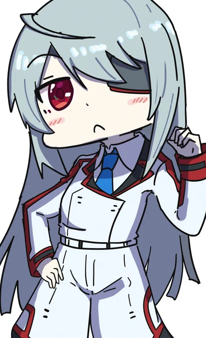 ラウラがかわいく描けたよ 