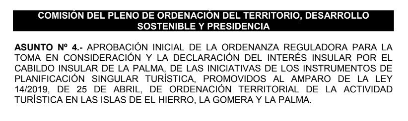ecolapalma's tweet photo. Mañana viernes por la mañana se va a debatir otra vez el “interés insular” en el Cabildo de La Palma.

Solo recordamos que los plenos son abiertos y puede ir quien quiera 🕺 https://t.co/AtpS8RL8vf