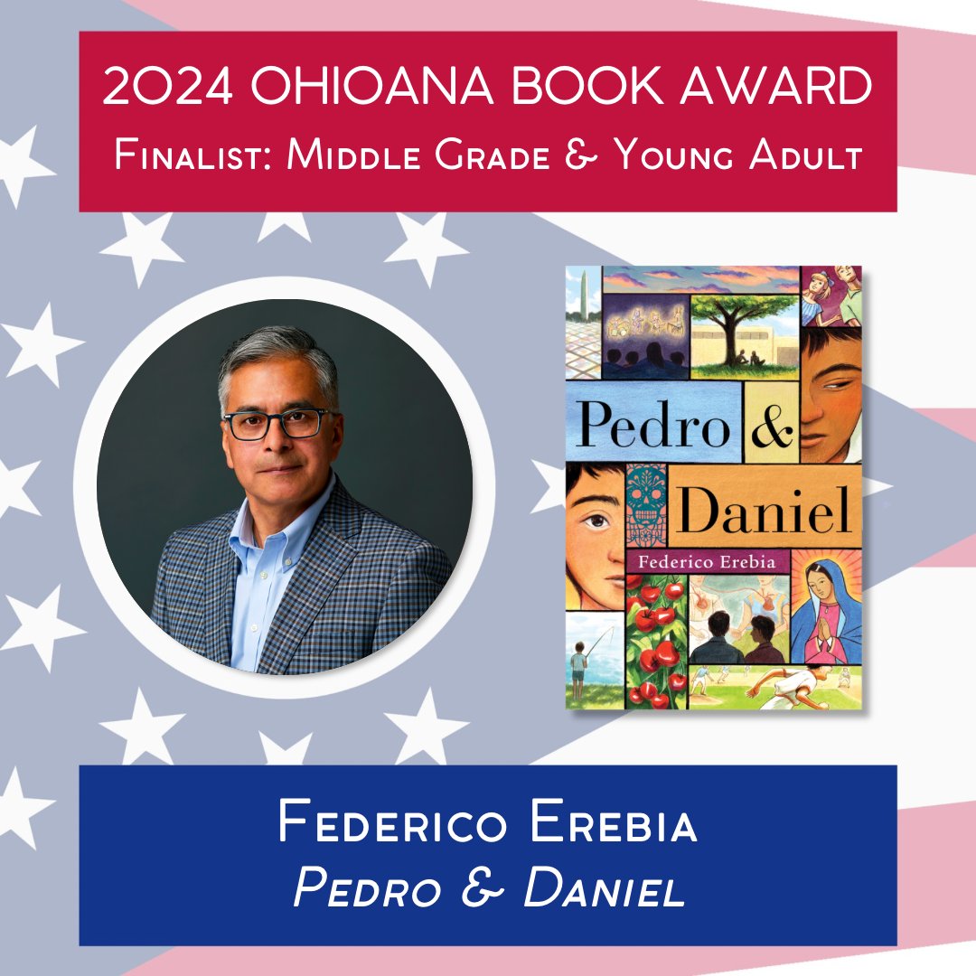 Ohioana's tweet photo. #33Books33Days Day 5: Our first #OhioanaBookAwards finalist in Middle Grade & Young Adult literature is @FedericoErebia's PEDRO & DANIEL, a deeply personal novel about 2 brothers who are there for each other when no one else is. More info: https://t.co/KIKU8QuQ6O
@LevineQuerido https://t.co/RMnFjQTldU