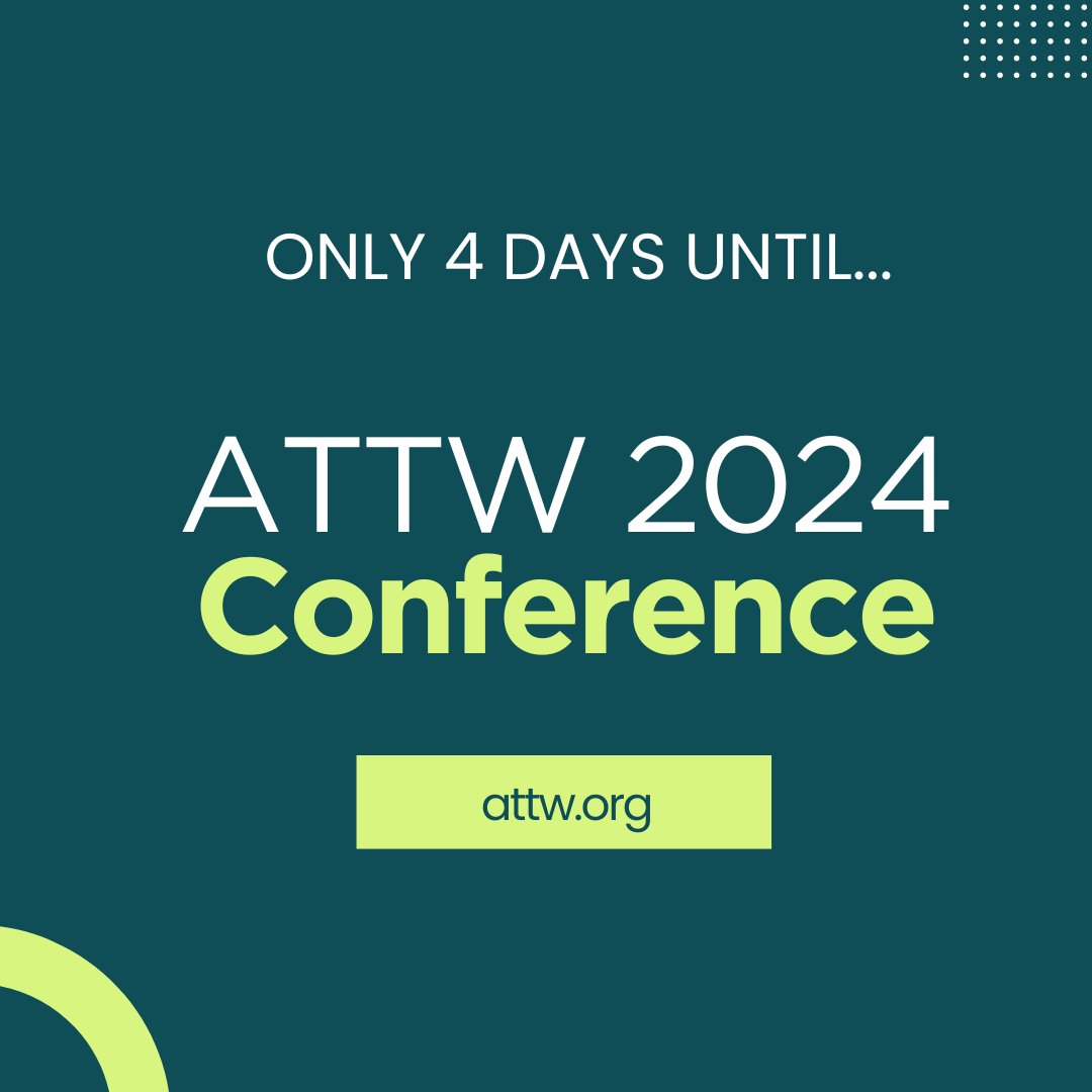 The countdown begins! ⏳ Get ready for three days of insightful dialogue among technical communication scholars, practitioners, teachers, and students from different nations around the world. Learn more: attw.org/attw-2024-june… #ATTW2024, #ATTW2024Conference