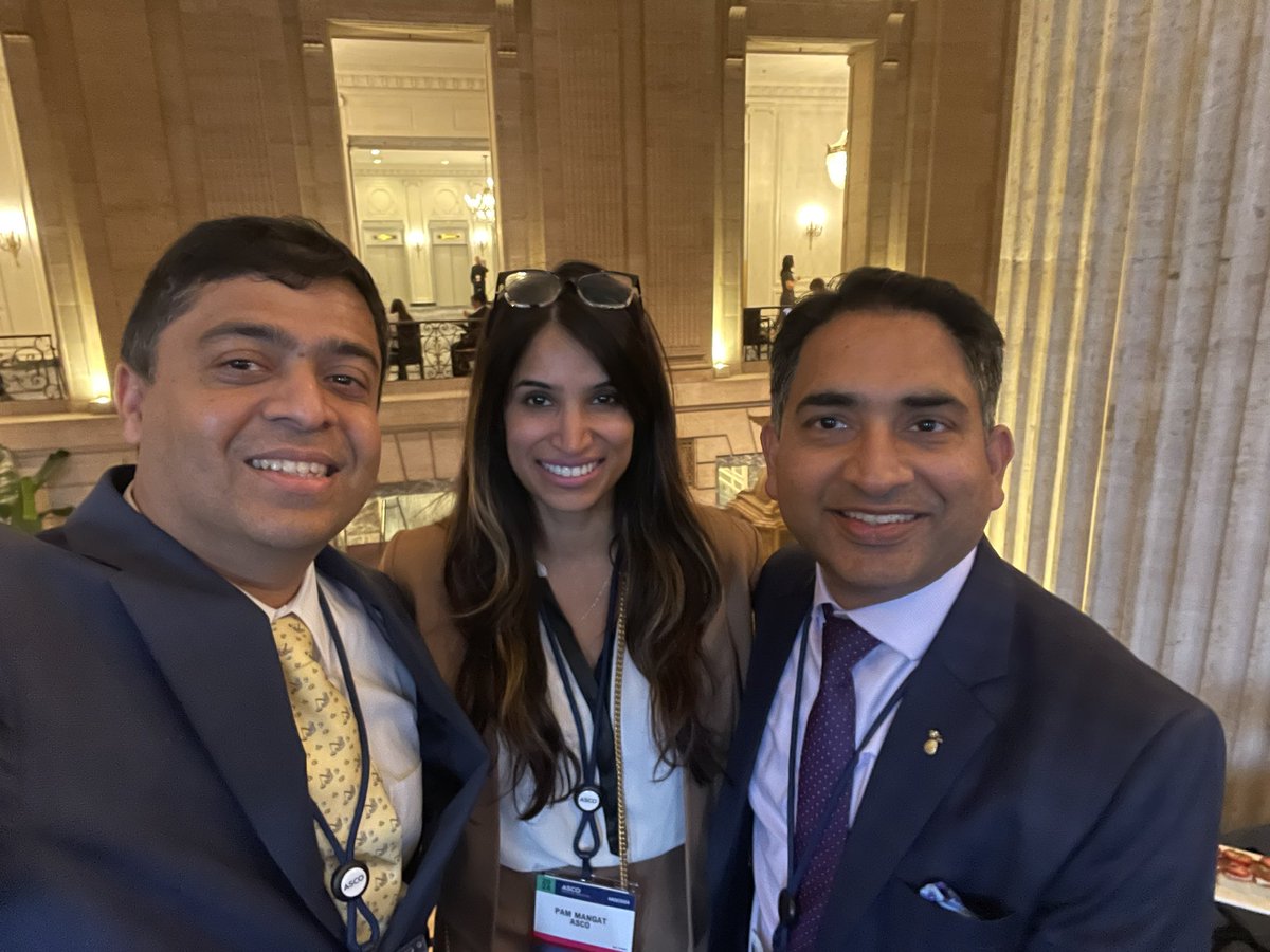 The first pic..watch out! Powerful women at work! <a href="/jrgralow/">Julie Gralow</a> <a href="/ASCOPres/">Eric J. Small, MD, FASCO</a> <a href="/lynn_schuchter/">Lynn Schuchter</a>. Cheers to another successful <a href="/ASCO/">ASCO</a> bringing together global leaders in oncology. @NCIGopal <a href="/EnriqueSoto8/">Enrique Soto</a> <a href="/BrainTumorDoc/">Manmeet Ahluwalia, MD, MBA, FASCO</a> <a href="/VivekSubbiah/">Vivek Subbiah, MD</a> #ASCO24 #globaloncology #precisiononcology #clinicaltrials