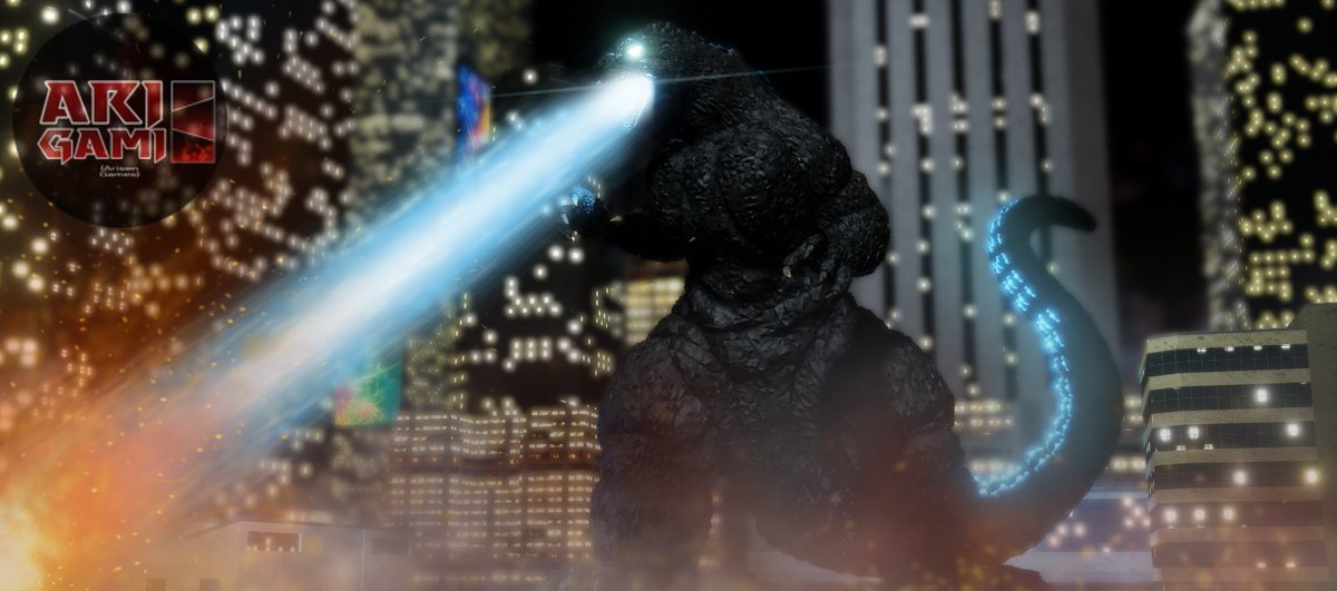 ArigamiGames's tweet photo. Heisei Godzilla Remodel
- this model was gifted to us by KaijuHead10 so big thx to him https://t.co/yd7vRjobHD