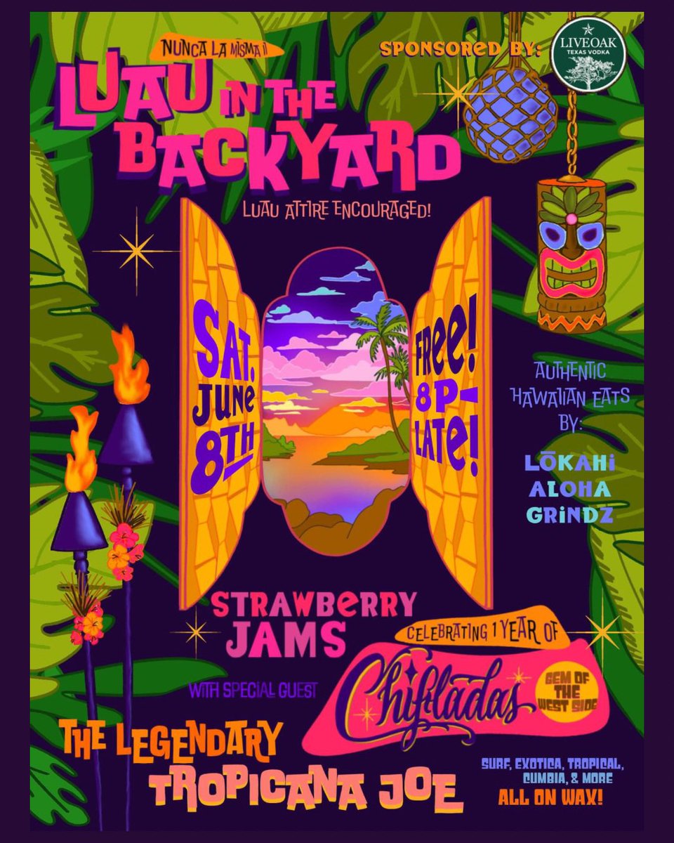 Still can’t believe we got Tropicana Joe to come down from Austin 🤠 You ready <a href="/ChifladasSA/">Chiflada’s Cocktail Bar</a> ?
