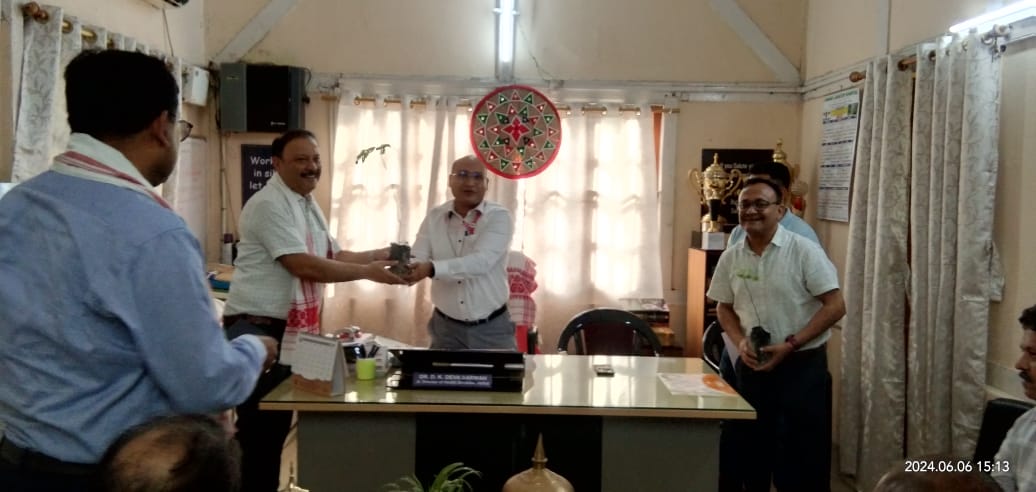 NEEPCO,India handing over ceremony of Ambulance cum Multi utility Vehicle to the District Health Society(TB/NTEP) of Jorhat in the presence of the ADC(H)Pankaj Bora Jorhat,NEEPCO Representatives Mr Arup Saikia, CGM, &amp; Mr.Tailukya Bordoloi,GM, SDM&amp;HO,School Health,DTO &amp; DSO,IDSP.