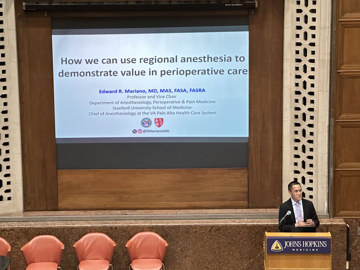 This morning I had the privilege of giving grand rounds at <a href="/HopkinsACCM/">Johns Hopkins ACCM</a> in historic Hurd Hall with my son in the audience ❤

Named after Dr. Henry Hurd, a psychiatrist and first Director of the Johns Hopkins Hospital, this lecture hall has hosted speakers for over 100 years!
