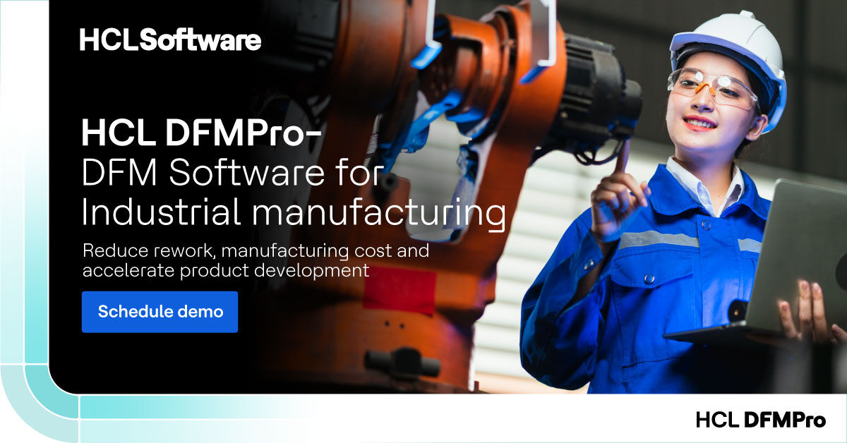 DFMPro's tweet image. Improve product innovation and operational efficiency with HCL DFMPro- a DFM software for industrial manufacturing companies. Schedule demo here bit.ly/3idfWMj  #hclsoftware #hcldfmpro #dfmsoftware #productdesign