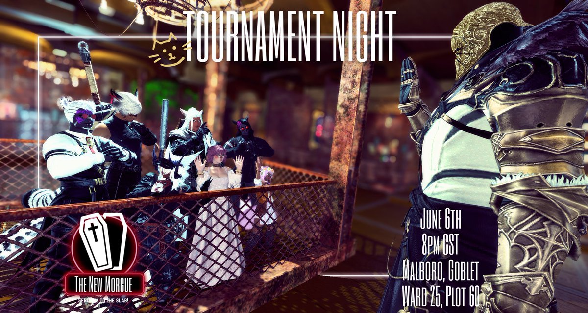 new_morgue's tweet photo. As usual, running the Morgue is like herding cats-- hey wait, let us out! We're not a security risk, dammit, we run the place!!

Anyway, join us for our tournament tonight at 8pm CST, Malboro Goblet W25 P60. See you on the Slabs.

https://t.co/RNUwSnJIfx https://t.co/ApLzv6fNaX