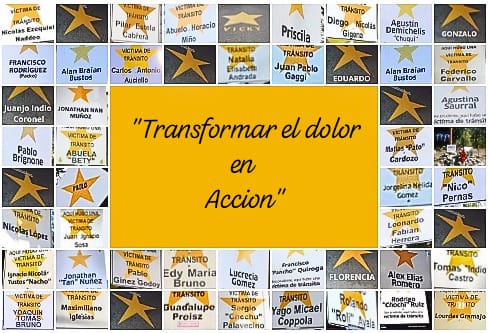 La ONG Malditas Picadas  de Familiares de Victimas de Tránsito, repudiamos las palabras del Diputado Beltran Benedit por sus dichos sobre el significado del cartel con Estrella Amarilla que se coloca en el lugar donde hubo una victima por un hecho vial. !!Pedimos respeto!!
