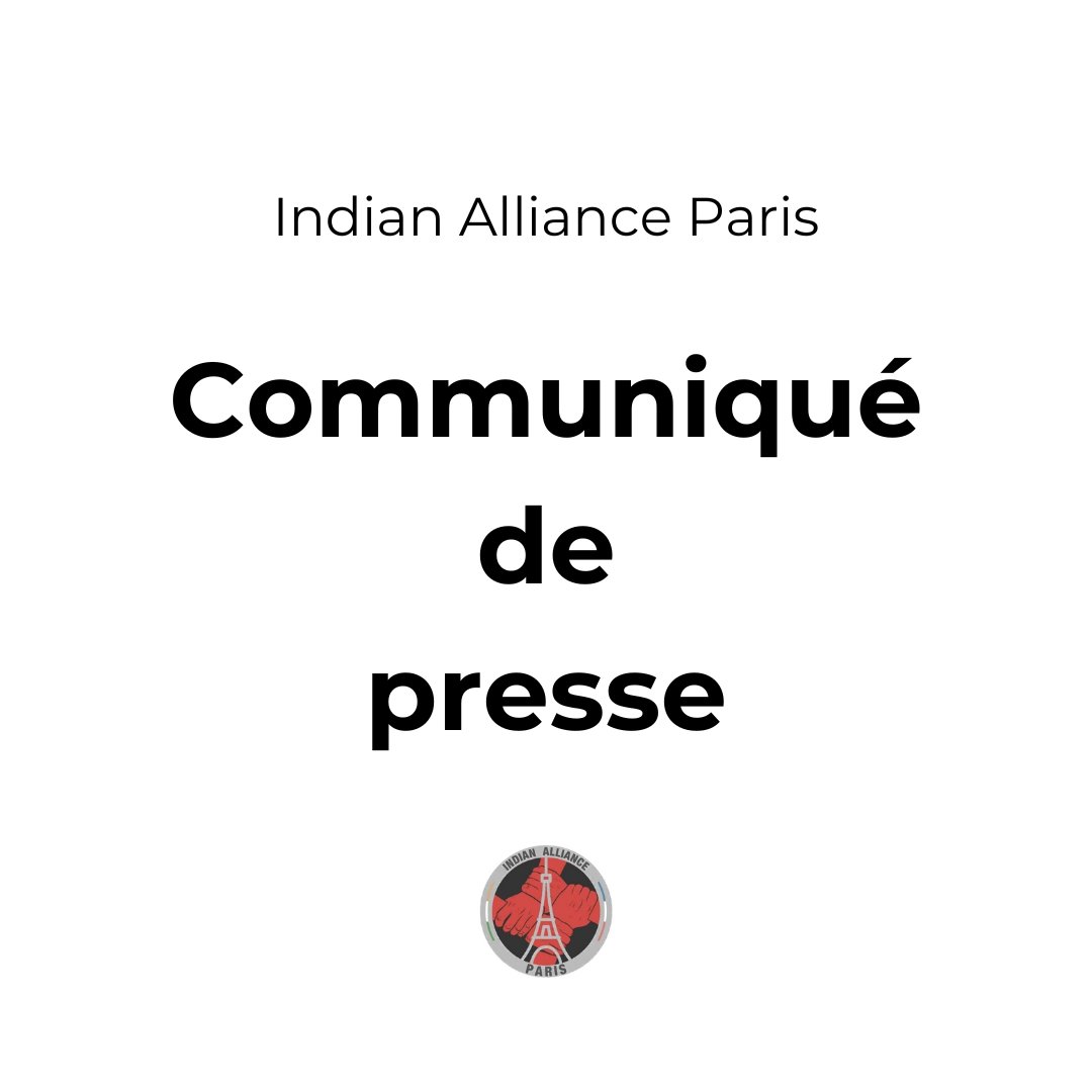 📣 Communiqué de #presse #IAP sur les résultats de l’élection législative en #Inde, publié le 4 juin 2024 🇮🇳 🗳️

L'Indian Alliance Paris (IAP) défend les valeurs #démocratiques et ne soutient aucun parti politique ⤵️

Un #thread 🧵 1/5