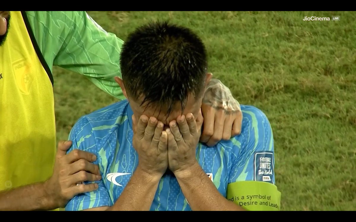 Wizo45's tweet image. The Game will always miss you legend 🐐 
#SunilChhetri11