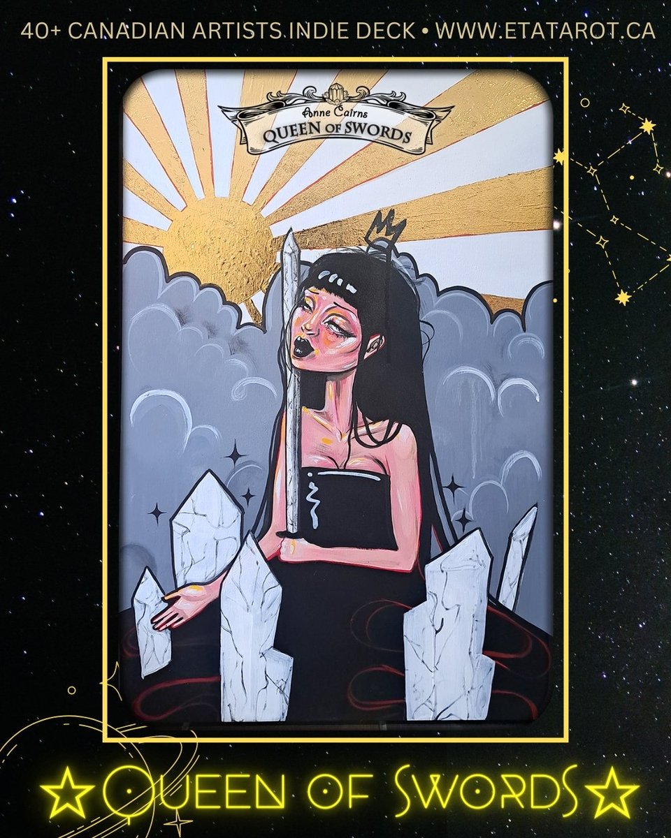 ETAToronto's tweet photo. The awesome Anne Cairns! and her 2 artworks created for #ETATarot #TorontoArtists collaborative #tarot #indietarot project! https://t.co/TSJEsPQeO3 now on #Kickstarter ! https://t.co/1irKQN9J88
