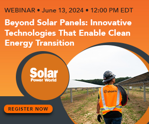 Join us for our webinar with Solar Power World next Thursday! Hear from Shoals Chief Product Officer, John Hass, and Senior Manager of Customer Care &amp; Application Design, Nick Valcho, as they discuss unlocking the full potential of your solar projects.
bit.ly/3yjxm6R