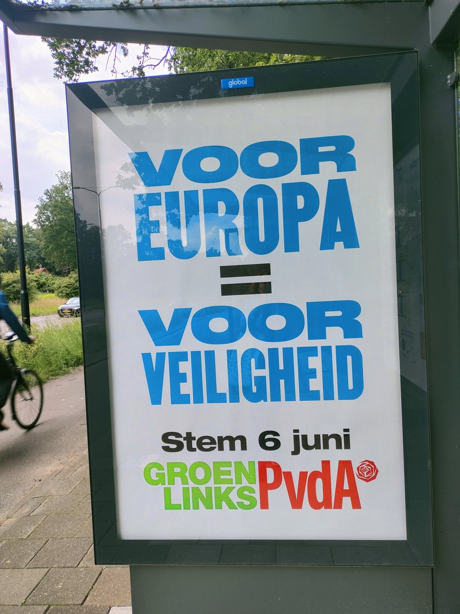 Gestemd! De bushalte voor mijn huis gaf me een waanzinnig goede tip!😊
#groenlinkspvda #europeseverkiezingen2024 #vooreuropa #groenensociaal