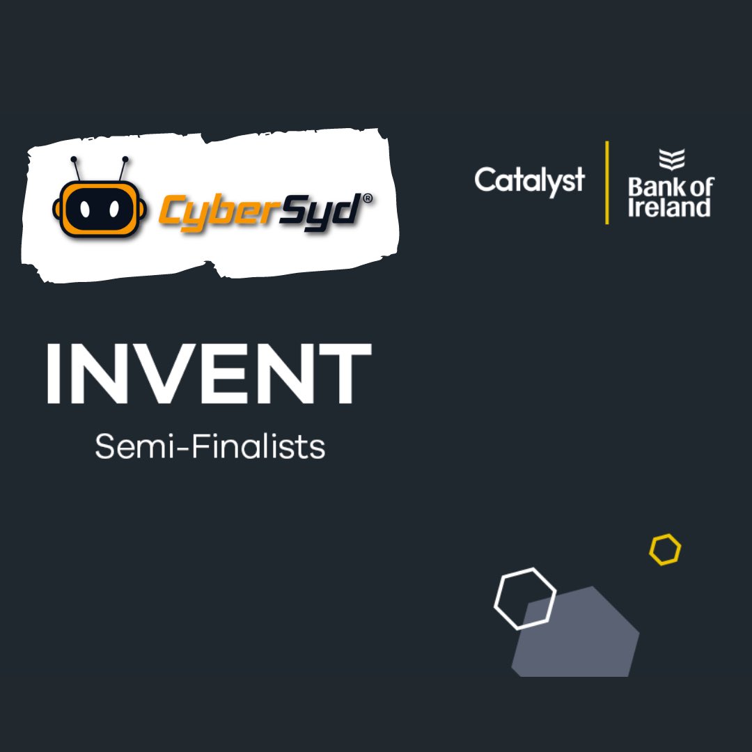 CyberSydApp's tweet photo. We are delighted to have made it to the Semi-Finals in @CatalystNI_ Invent 2024 competition!

We look forward to showcasing our platform in the next pitch stage on the 26th of June.

Best of luck to all of the other contestants!

#chatwithsyd #catalyst #invent2024 https://t.co/kgC86GfuPX