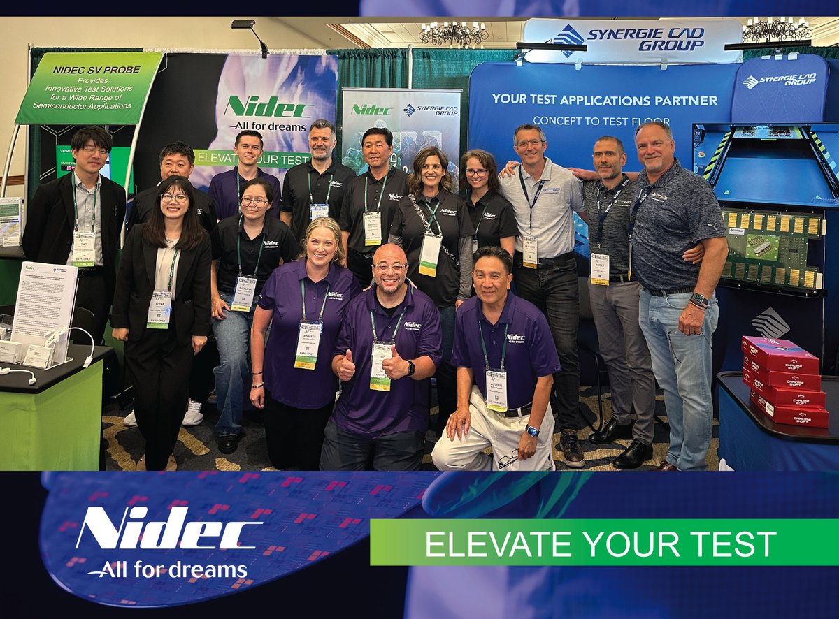 nidecsvprobe's tweet image. Another successful SWTest Conference is in the books! This year, Nidec SV Probe was proud to exhibit with our new Partner, Synergie Cad Group! A big THANK YOU to everyone that stopped by the booth, we appreciate the support!

#swtest #probecards #MEMS #PCBA #turnkey